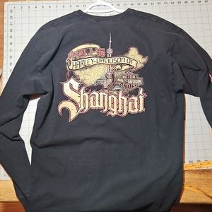Harley davidson  black long sleeve vintage size xl